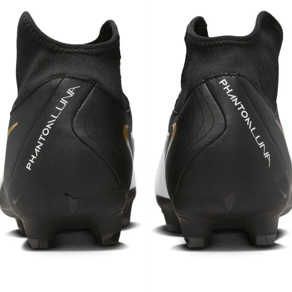 Nike Phantom Luna II Academy voetbalschoenen heren white metallic gold coin black