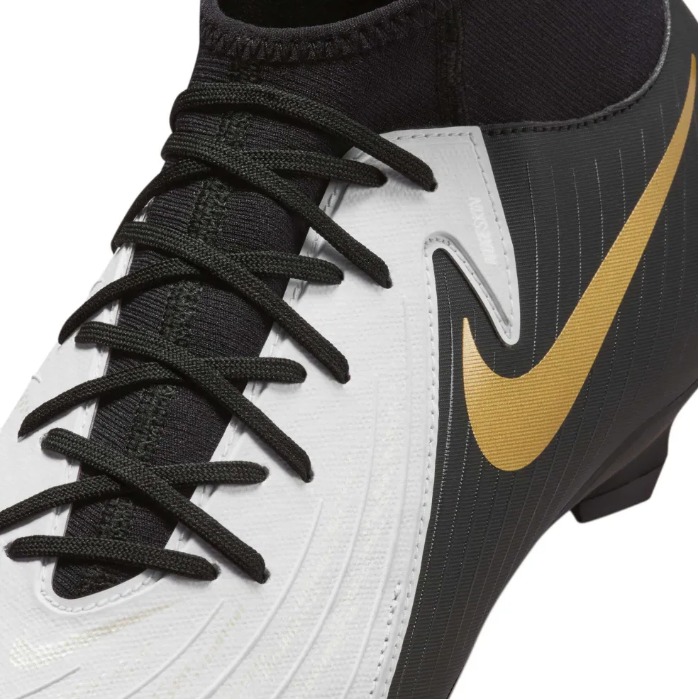 Nike Phantom Luna II Academy voetbalschoenen heren white metallic gold coin black