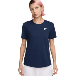 Nike Sportswear Club Essentials shirt dames midnight navy