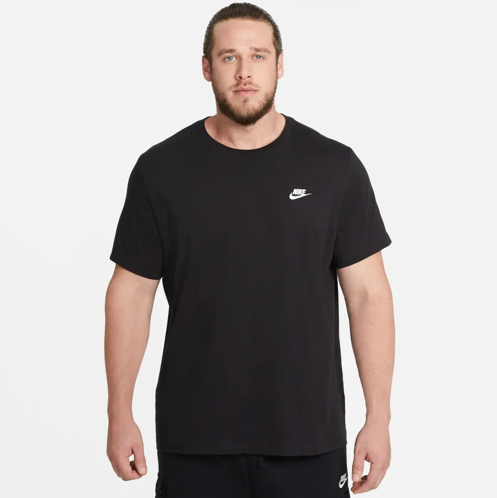 Nike Sportswear Club shirt heren black white