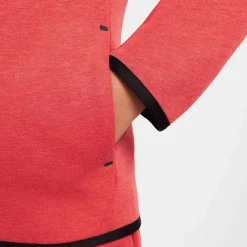 Nike Sportswear Tech Fleece vest junior light university red heather black