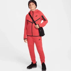 Nike Sportswear Tech Fleece vest junior light university red heather black