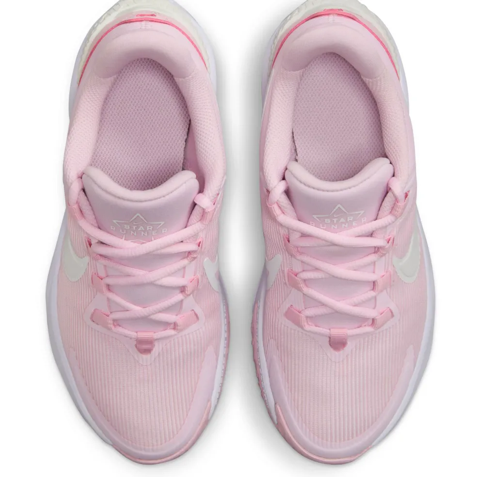 Nike Star Runner 4 hardloopschoenen junior pink foam white