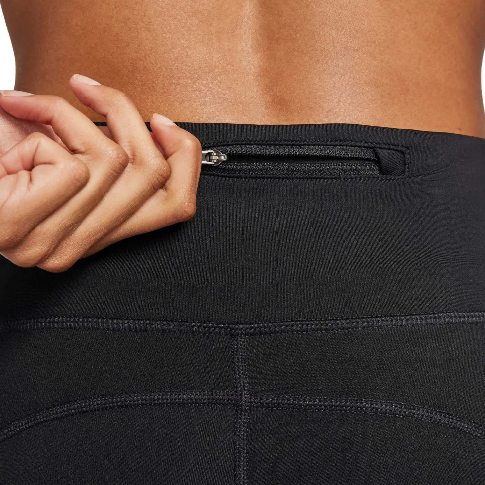 Nike Swoosh Fast hardloopbroek dames black white