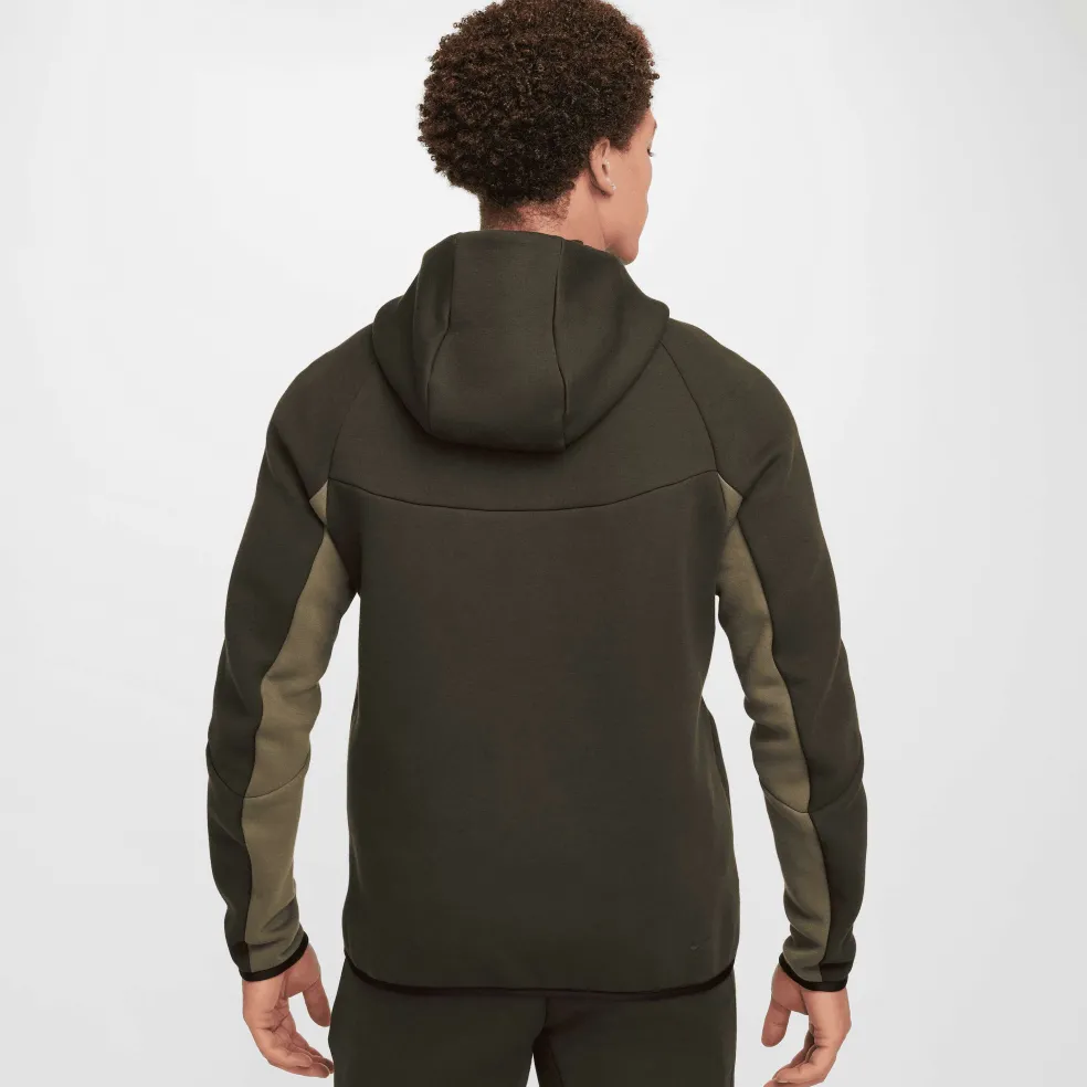 Nike Tech Fleece Windrunner vest heren sequoia medium olive black