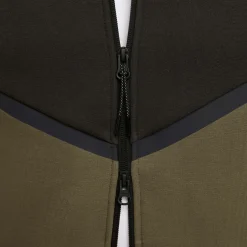 Nike Tech Fleece Windrunner vest heren sequoia medium olive black