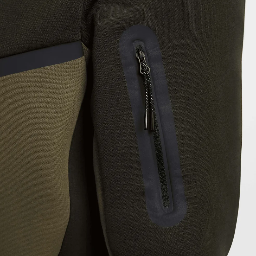 Nike Tech Fleece Windrunner vest heren sequoia medium olive black