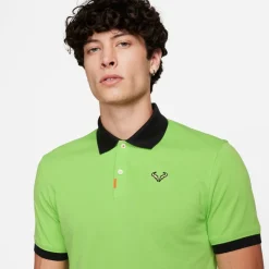 Nike The Nike Rafa tennispolo heren action green light  lemon twist