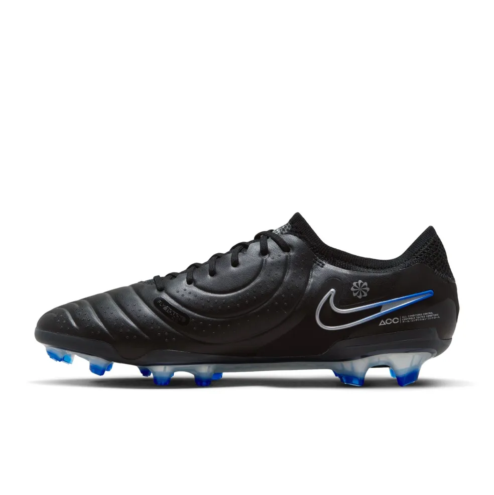 Nike Tiempo Legend 10 Elite voetbalschoenen heren zwart hyper royal chrome