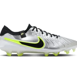 Nike Tiempo Legend 10 Elite FG voetbalschoenen heren metallic silcer volt black