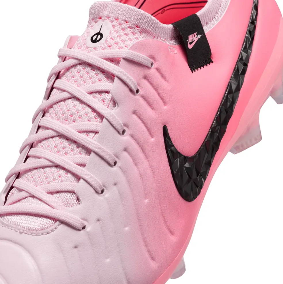 Nike Tiempo Legend 10 Elite FG voetbalschoenen pink foam zwart
