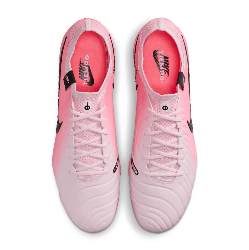 Nike Tiempo Legend 10 Elite FG voetbalschoenen pink foam zwart