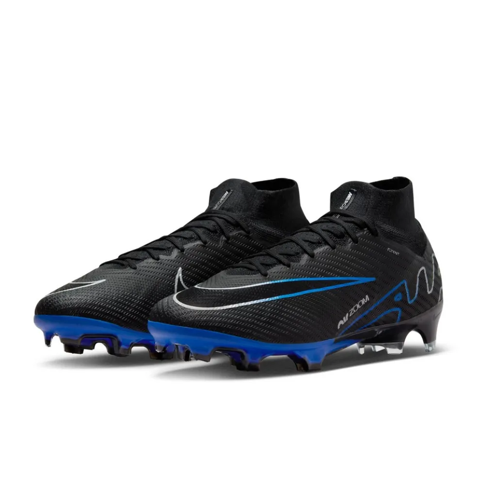Nike Zoom Mercurial Superfly 9 Elite FG voetbalschoenen heren black hyper royal chrome