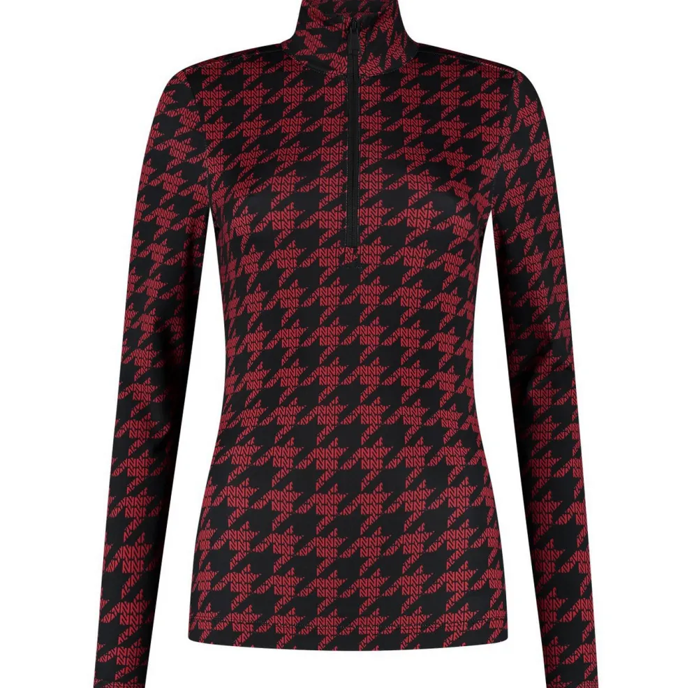 NIKKIE Geo Logo skipully dames red