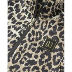 NIKKIE Nantes Leopard skipully dames hummus