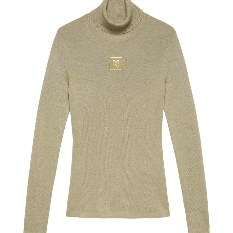 NIKKIE Noroton Shiny sweater dames gold