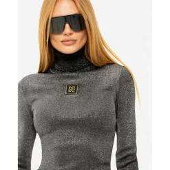 NIKKIE Noroton Shiny sweater dames black