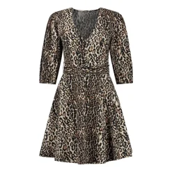 NIKKIE Rachel Structure jurk dames dust black