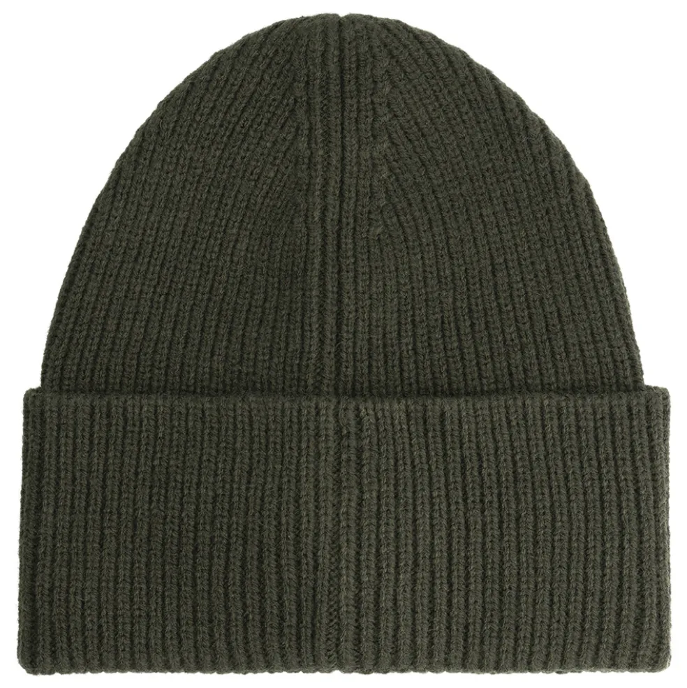 NIKKIE Round Patch muts dames forest green