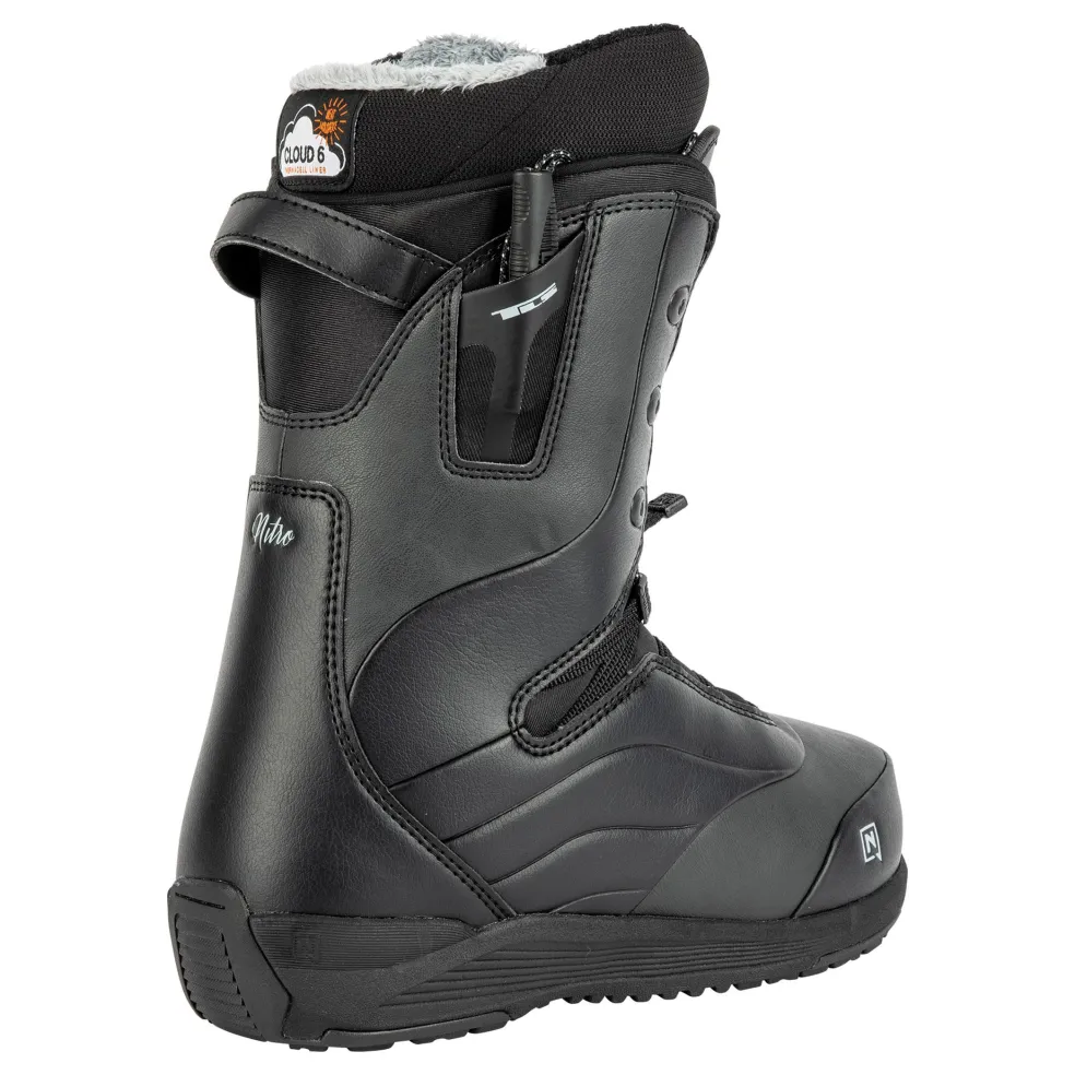 Nitro Crown TLS snowboardschoenen dames black