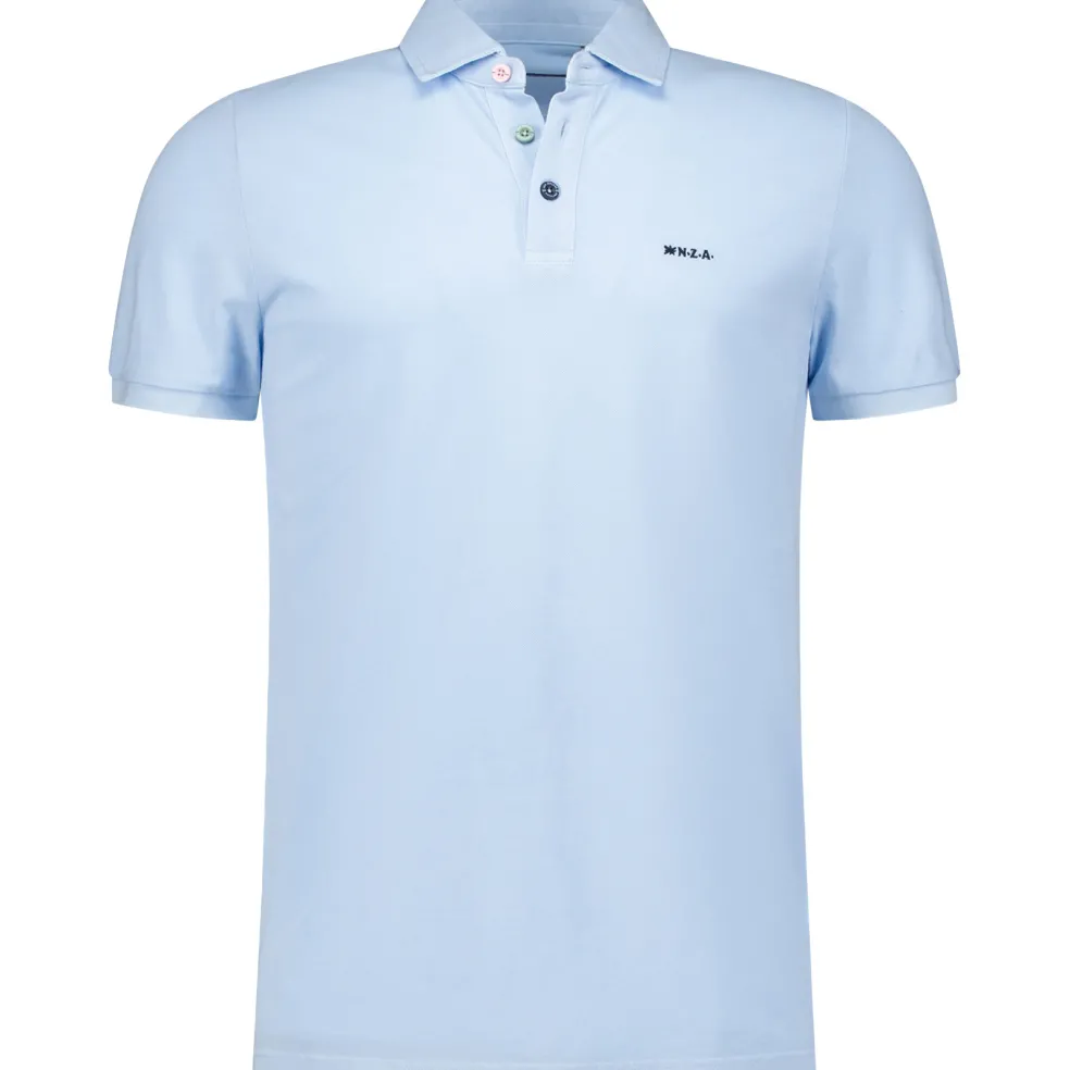 NZA New Zealand Auckland polo heren pastel blue