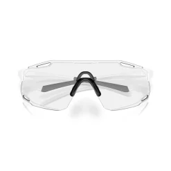 Oakley Cybr Dyno zonnebril clear to black iridium photochromic matte white