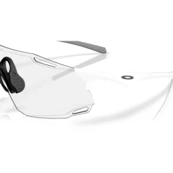 Oakley Cybr Dyno zonnebril clear to black iridium photochromic matte white