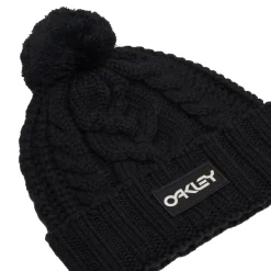 Oakley Harper Pom muts black white logo