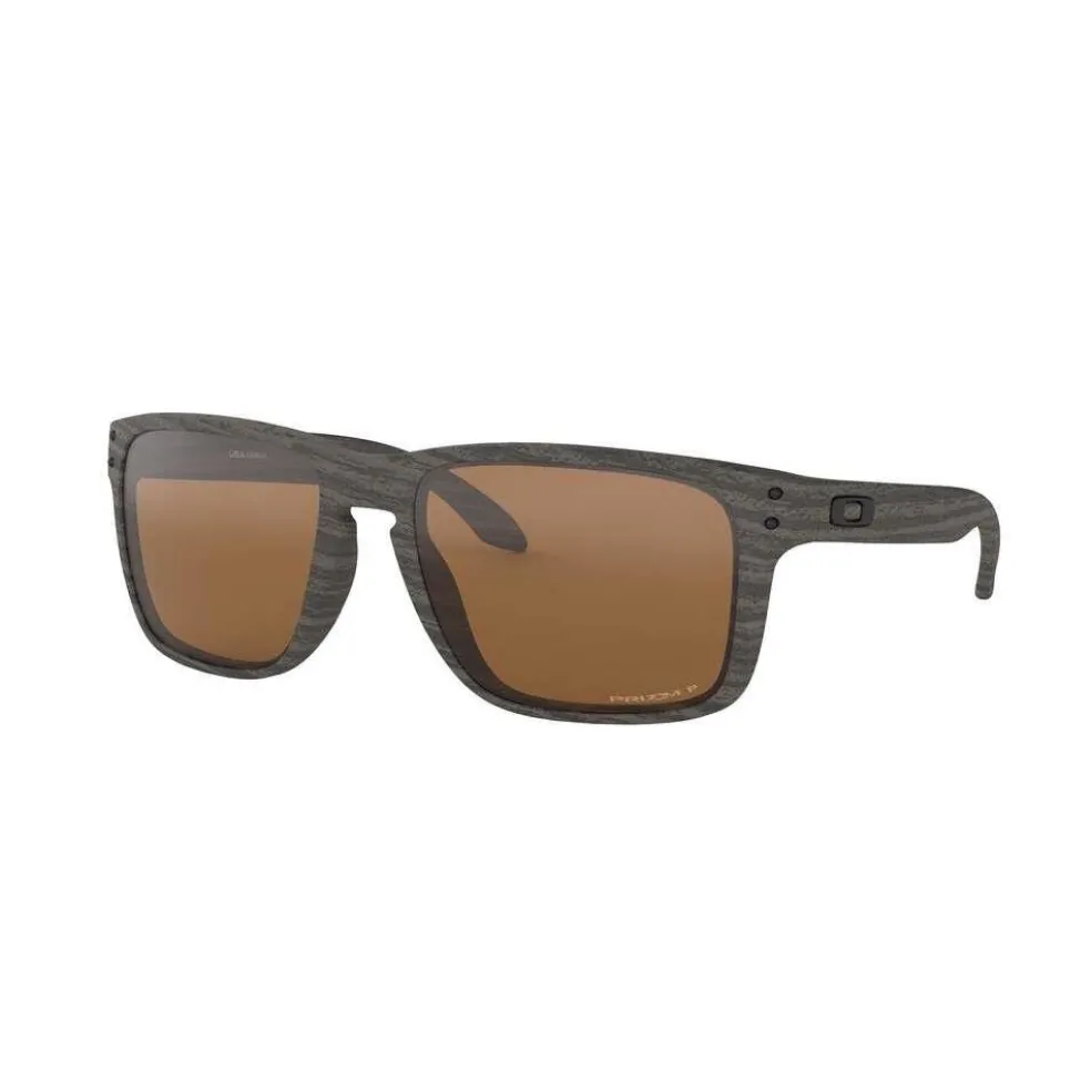 Oakley Holbrook XL zonnebril heren woodgrain polarized