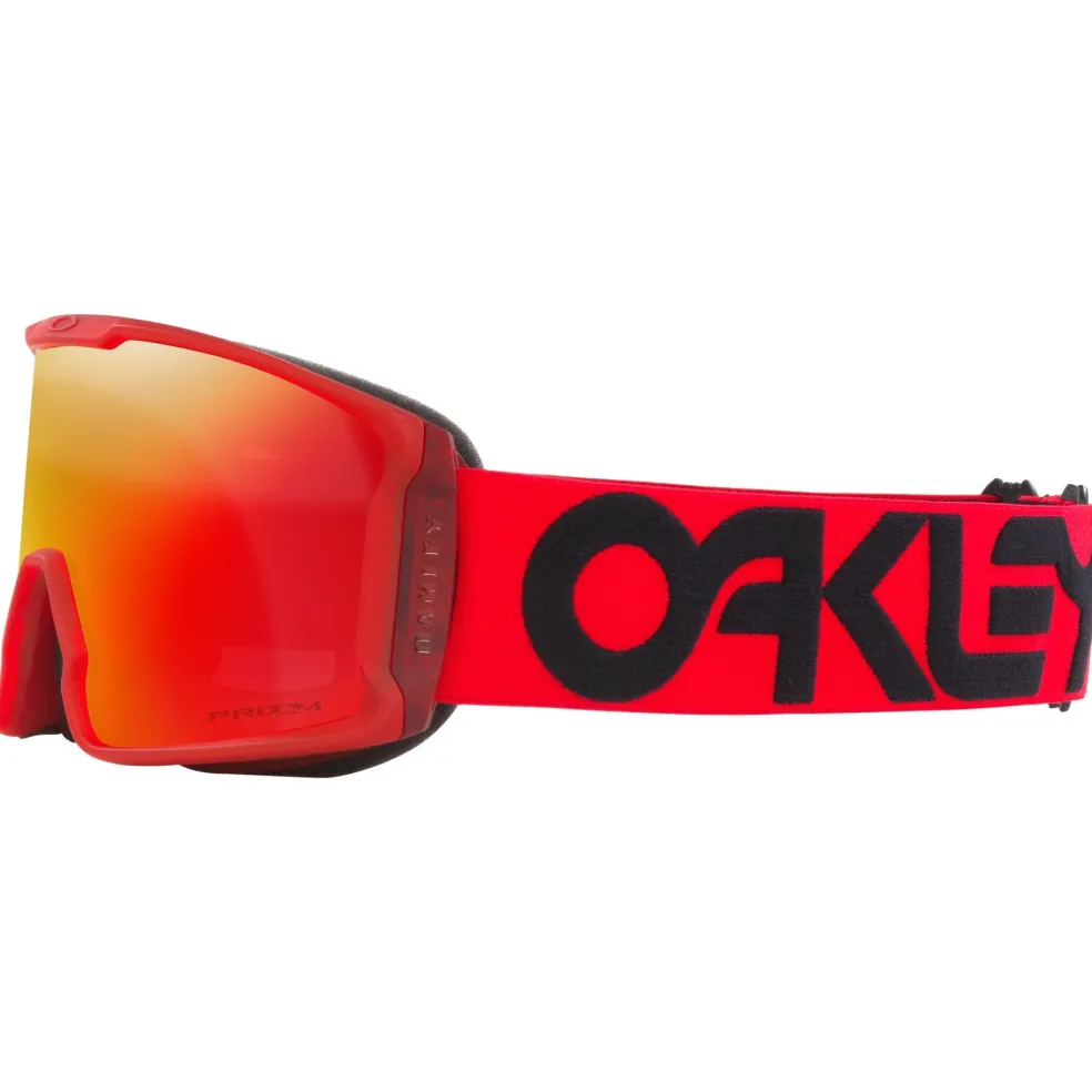 Oakley Line Miner L skibril prizm snow torch iridium matte redline