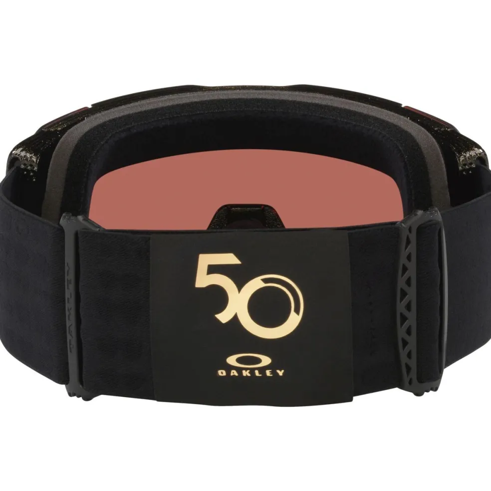 Oakley Line Miner Pro L 50th anniversary skibril prizm snow 24k irirdium matte black