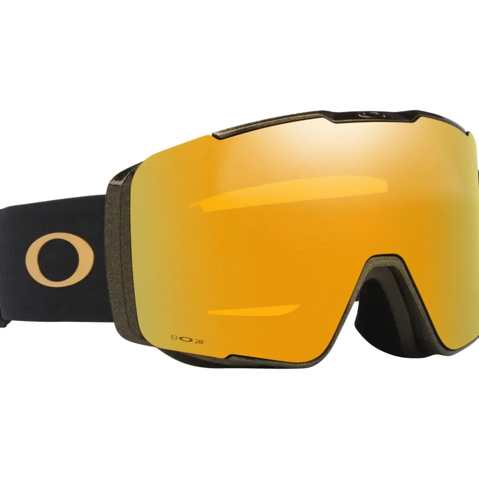 Oakley Line Miner Pro L 50th anniversary skibril prizm snow 24k irirdium matte black