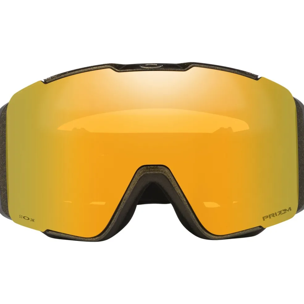 Oakley Line Miner Pro L 50th anniversary skibril prizm snow 24k irirdium matte black