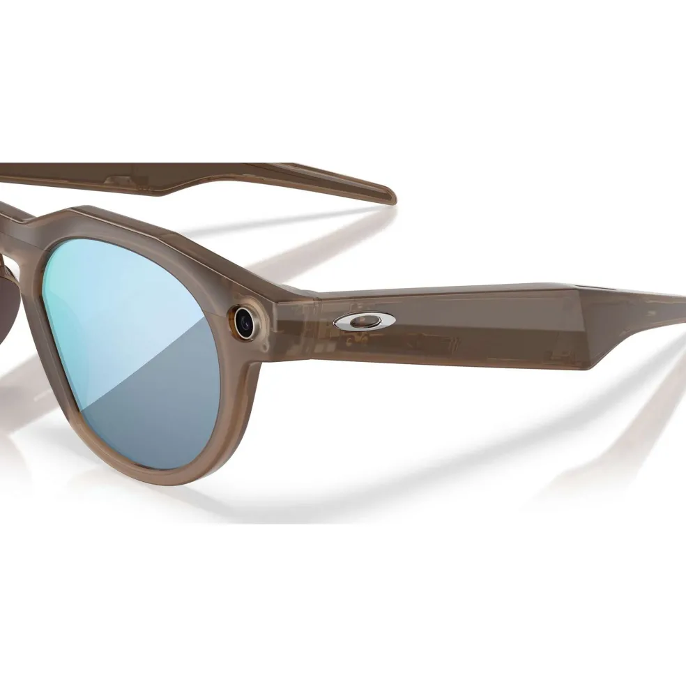 Oakley Meta HSTN zonnebril prizm deep water polarized brown smoke