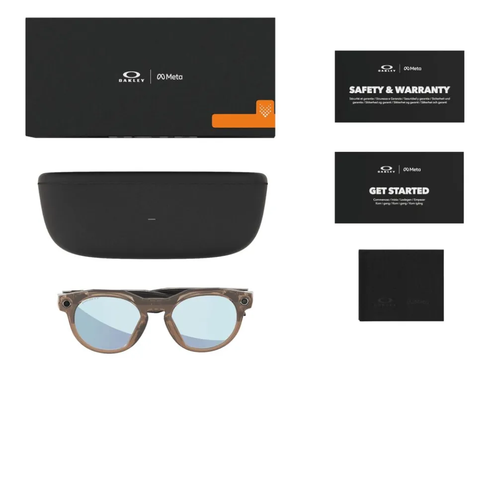 Oakley Meta HSTN zonnebril prizm deep water polarized brown smoke