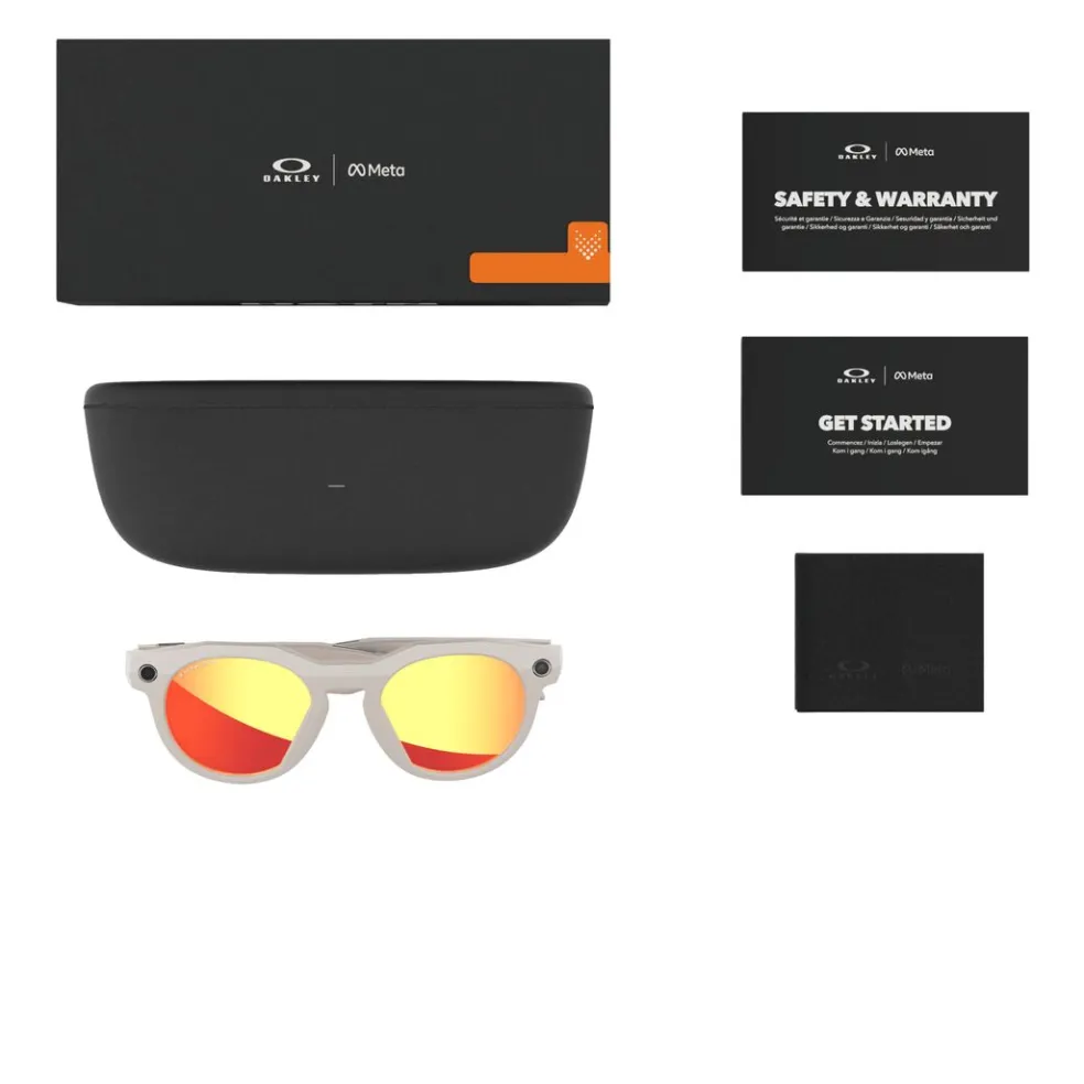 Oakley Meta HSTN zonnebril prizm ruby warm grey