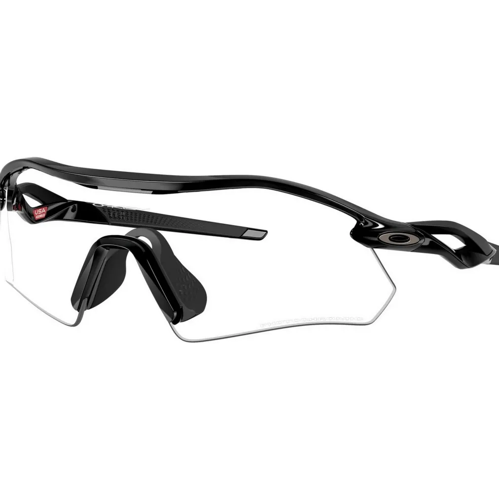 Oakley Radar Plate zonnebril clear to black iridium photochromic polished black