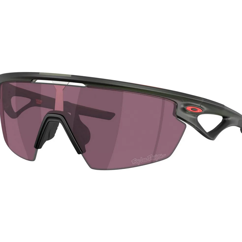Oakley Sphaera Troy Lee Designs Series zonnebril prizm road black troy lee designs matte olive ink