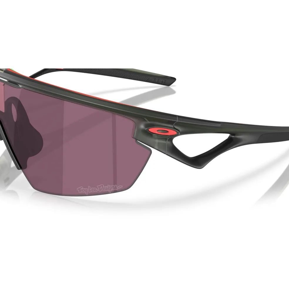 Oakley Sphaera Troy Lee Designs Series zonnebril prizm road black troy lee designs matte olive ink