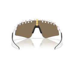 Oakley Sutro Lite Sweep Mathieu Van Der Poel Signature Series zonnebril prizm 24k red gold splatter