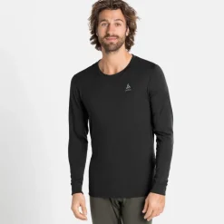 ODLO Natural 100 Merino Warm LS thermoshirt heren black