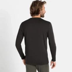 ODLO Natural 100 Merino Warm LS thermoshirt heren black