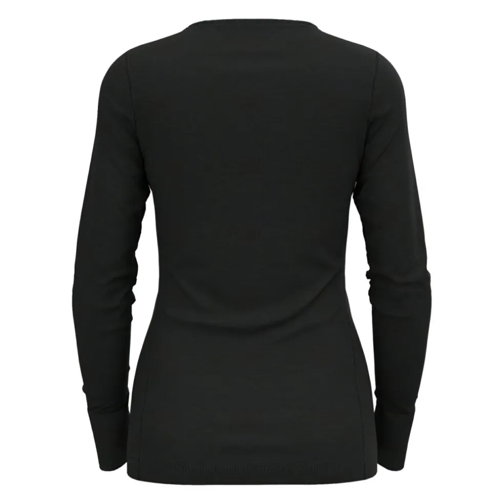 ODLO Natural Merino 200 LS thermoshirt dames black