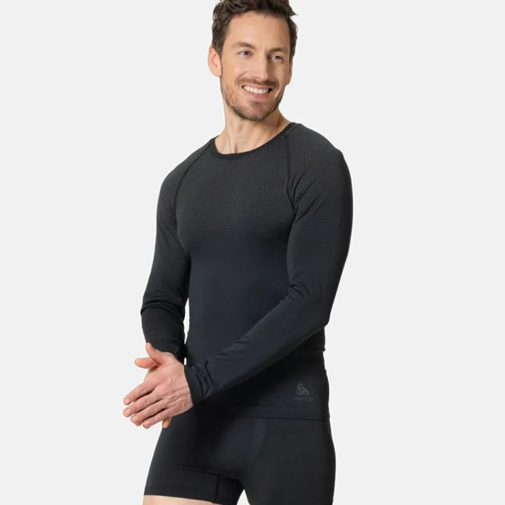 ODLO Performance Light Eco LS thermoshirt heren black