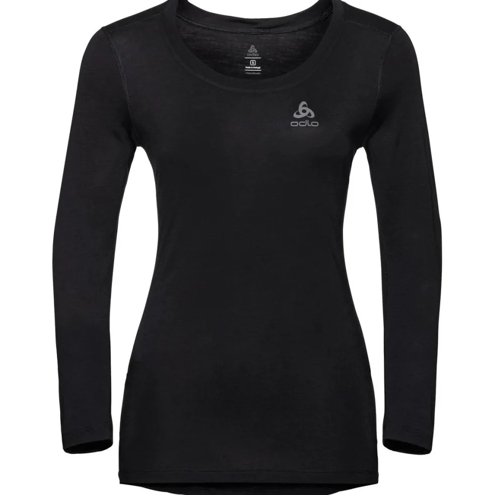 ODLO Performance Wool Light LS thermoshirt dames black