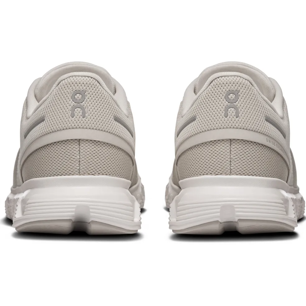 On Cloud 6 hardloopschoenen dames pearl white