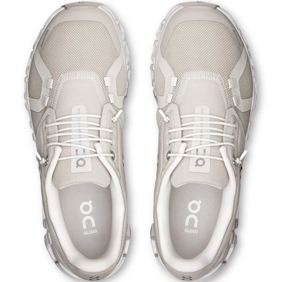 On Cloud 6 hardloopschoenen dames pearl white