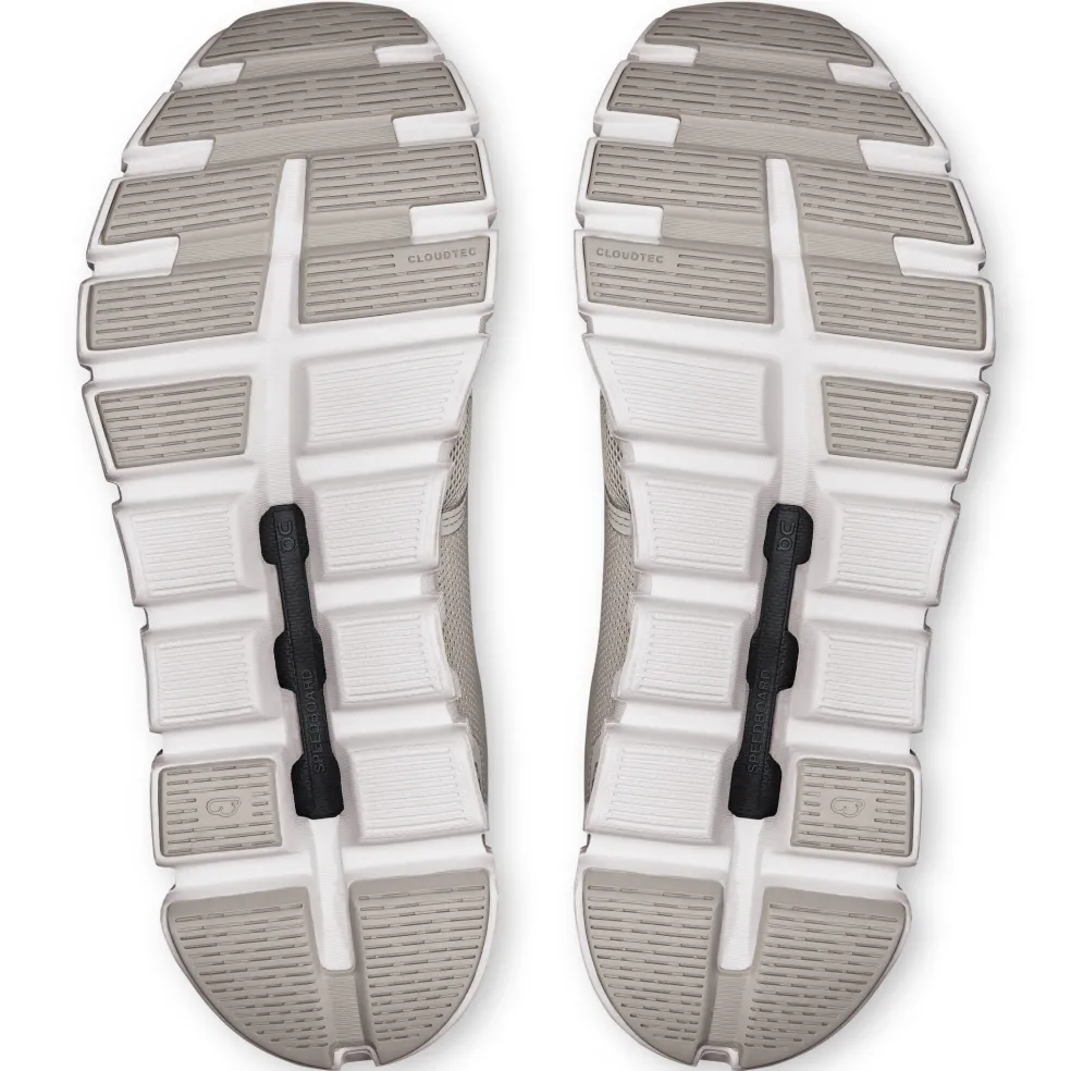 On Cloud 6 hardloopschoenen dames pearl white