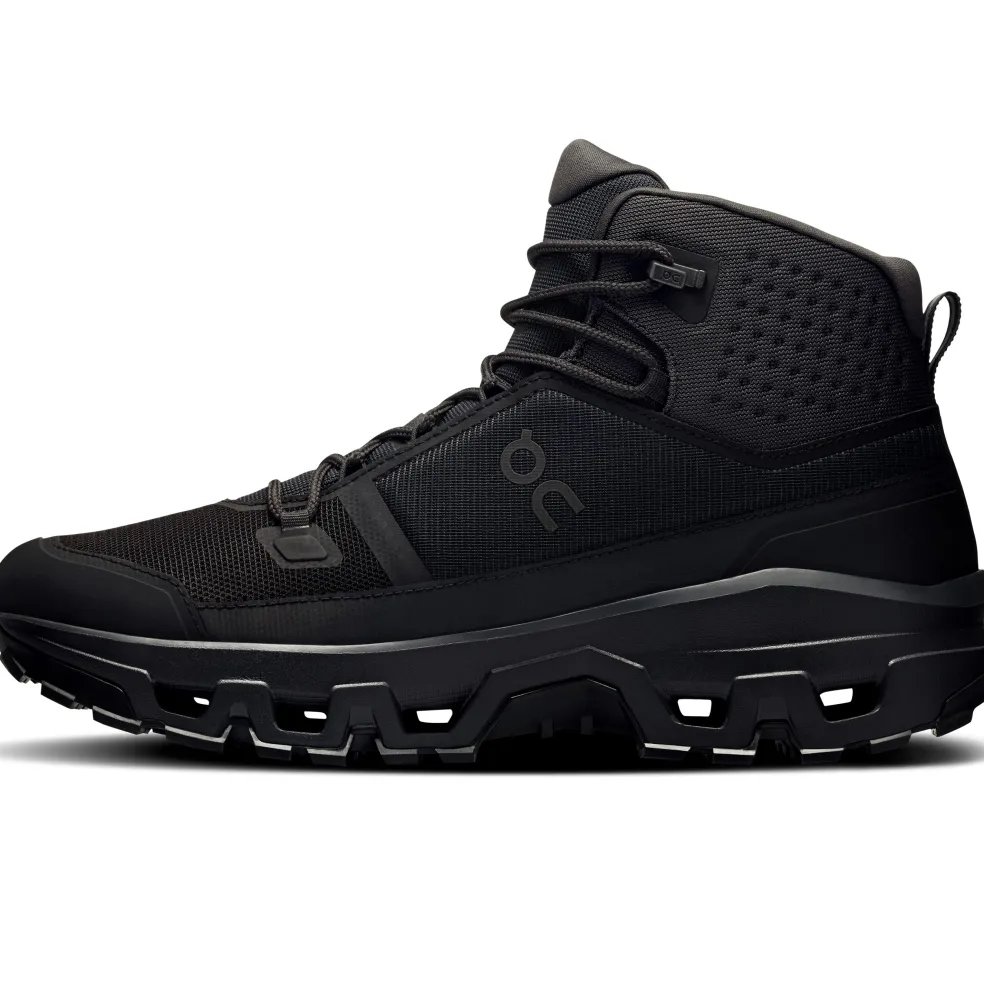 On Cloudrock Mid wandelschoenen heren black black