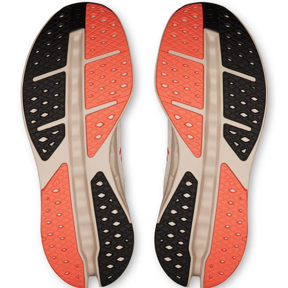 On Cloudsurfer Max hardloopschoenen dames ivory salmon